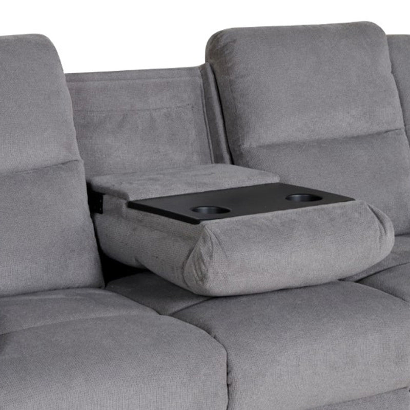 RANCHER RANCHER MED GREY - ENJOY FABRIC - 3 PCE LOUNGE SUITE 3RR+R+R