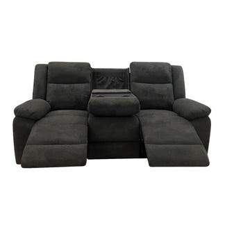 RANCHER RANCHER CHARCOAL - ENJOY FABRIC - 3 PCE LOUNGE SUITE 3RR+R+R