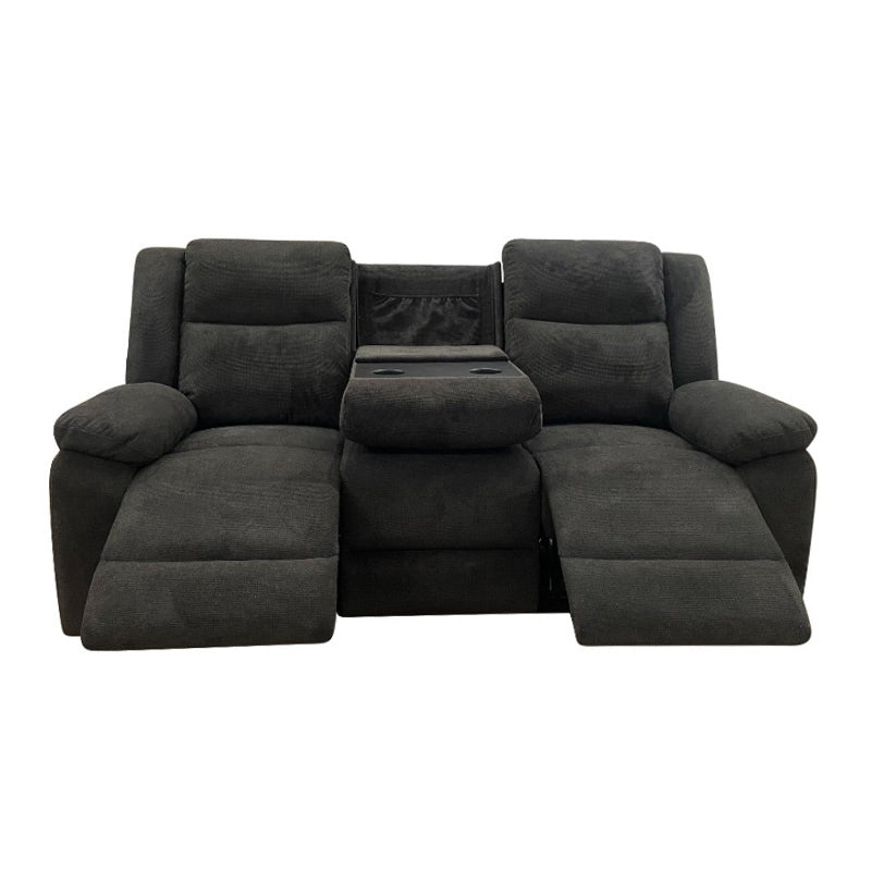 RANCHER RANCHER CHARCOAL - ENJOY FABRIC - 3 PCE LOUNGE SUITE 3RR+R+R