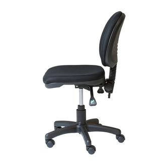 RAPIDLINE RAPIDLINE ET20 MEDIUM BACK OFFICE CHAIR - FABRIC BLACK