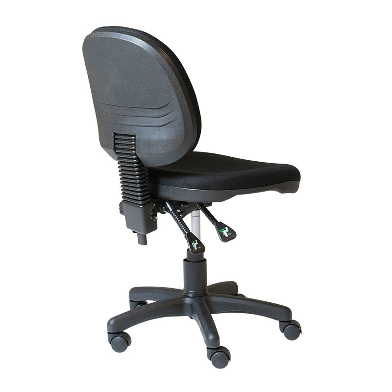 RAPIDLINE RAPIDLINE ET20 MEDIUM BACK OFFICE CHAIR - FABRIC BLACK