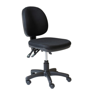 RAPIDLINE RAPIDLINE ET20 MEDIUM BACK OFFICE CHAIR - FABRIC BLACK