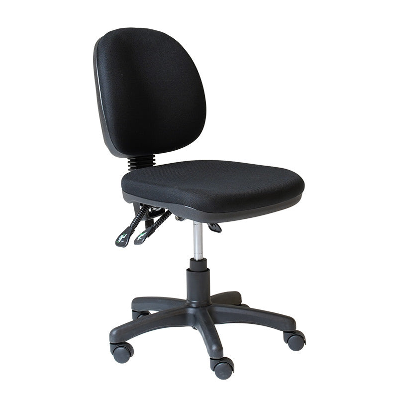 RAPIDLINE RAPIDLINE ET20 MEDIUM BACK OFFICE CHAIR - FABRIC BLACK