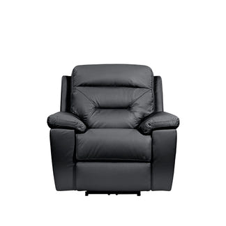 RENATO RENATO BLACK - LEATHER - ELECTRIC RECLINER