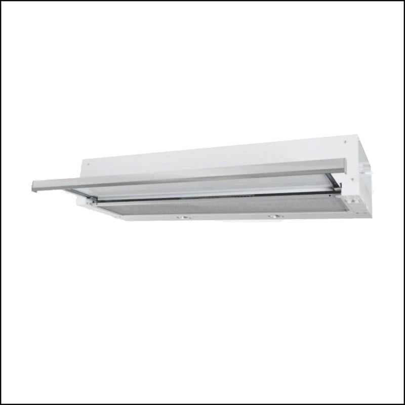 ROBINHOOD SLIDE OUT RANGEHOOD WITH INTERCHANGABLE FACIA WHITE 90cm