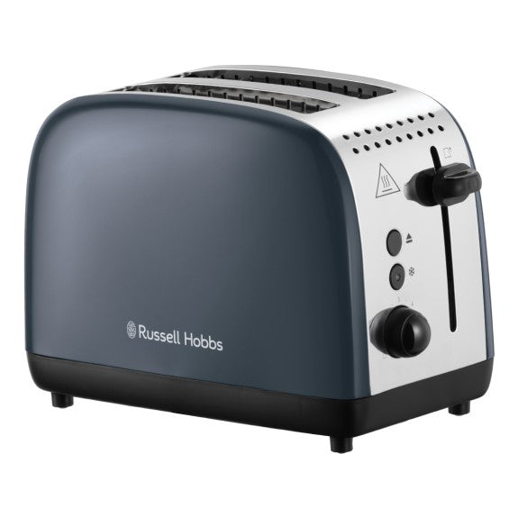 RUSSELLHOBBS COLOUR PLUS 2 SLICE TOASTER - STORM GREY
