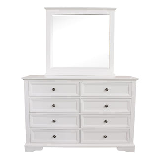 SALA MKII SALA MKII KING BEDROOM SUITE DRESSER 4 PCE - WHITE