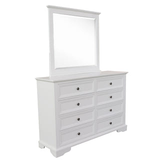 SALA MKII SALA MKII KING BEDROOM SUITE DRESSER 4 PCE - WHITE