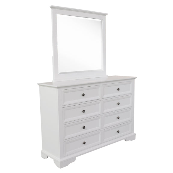 SALA MKII SALA MKII KING BEDROOM SUITE DRESSER 4 PCE - WHITE