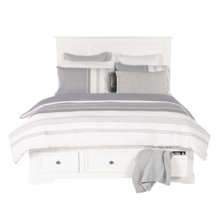 SALA MKII SALA MKII QUEEN BEDROOM SUITE TALLBOY 4 PCE - WHITE