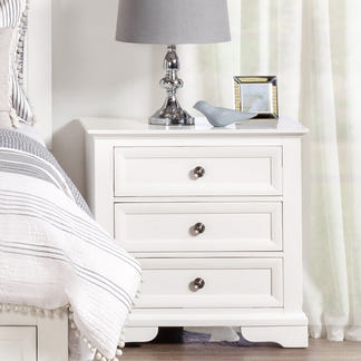 SALA MKII SALA MKII QUEEN BEDROOM SUITE TALLBOY 4 PCE - WHITE