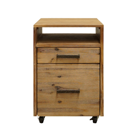 SANAVA SANAVA FILING CABINET 2 DRAWER - 420X500 - ACACIA DRIFT WOOD