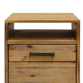 SANAVA SANAVA FILING CABINET 2 DRAWER - 420X500 - ACACIA DRIFT WOOD
