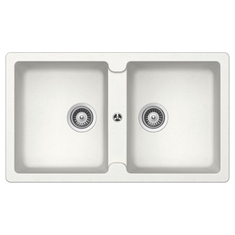 SCHOCK TYPOS N200 ALPINA DOUBLE BOWL SINK
