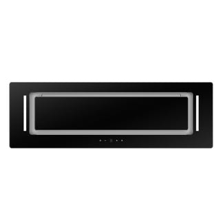 SCHWEIGEN UNDERMOUNT RANGEHOOD BLACK GLASS 90cm