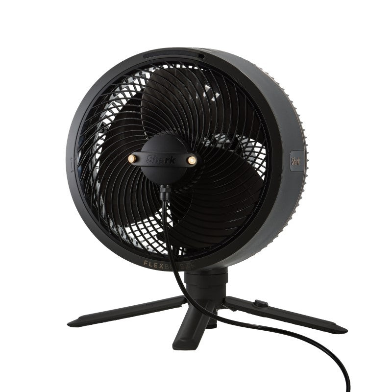 SHARK FLEXBREEZE FAN - MISTING ATTACHMENT  DARK GREY BRASS ACCENTS