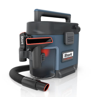 SHARK MESSMASTER WET & DRY VACUUM - NAVY - BURNT ASHES