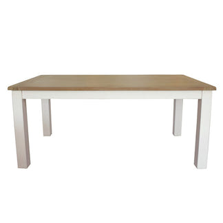 SHELLWOOD SHELLWOOD DINING TABLE - 1800X1000 - LIGHT OAK/WHITE