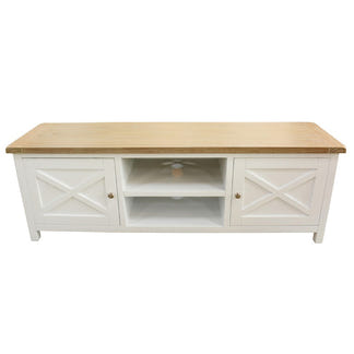 SHELLWOOD SHELLWOOD ENTERTAINMENT UNIT - 1700X420 - LIGHT OAK/WHITE