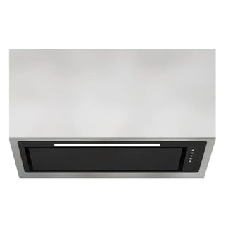 SIRIUS UNDERMOUNT RANGEHOOD BLACK HEATED GLASS 85cm