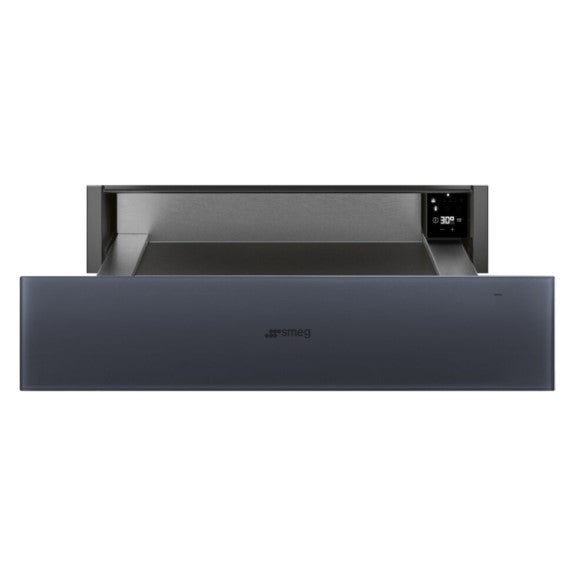 SMEG LINEA WARMING DRAWER WITH TOUCH CONTROLS NEPTUNE GREY 15CM