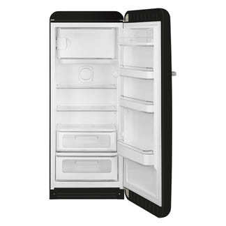 SMEG 50'S STYLE RETRO REFRIGERATOR R/HAND HINGE - MATTE BLACK 270L