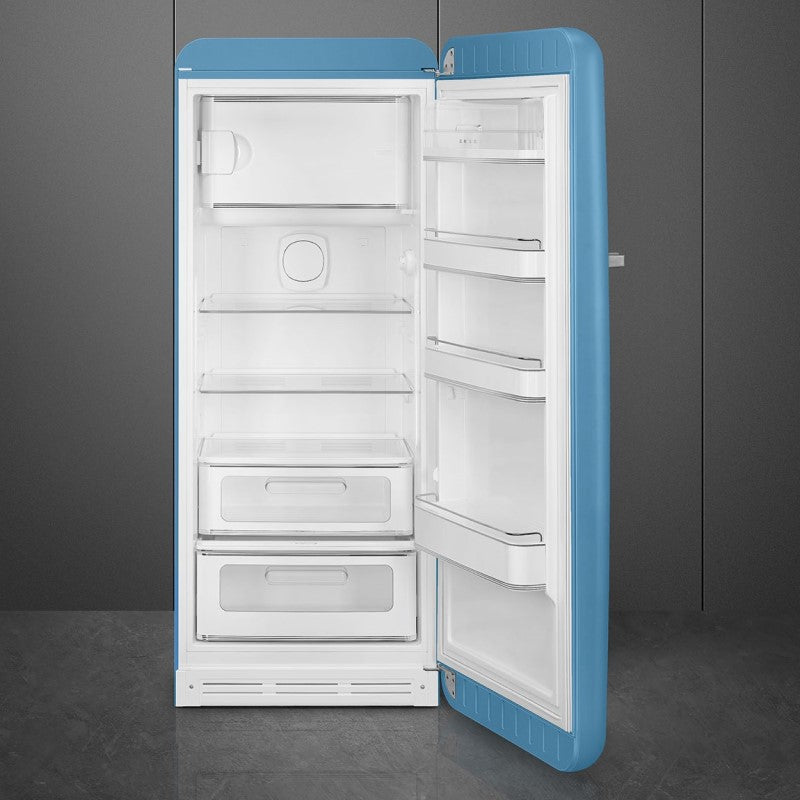 SMEG 50'S STYLE RETRO REFRIGERATOR R/HAND HINGE - LIGHT BLUE 270L