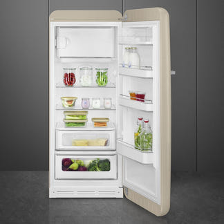 SMEG 50'S STYLE RETRO REFRIGERATOR R/HAND HINGE - PERFECTLY PALE 270L
