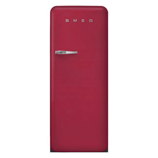 SMEG 50'S STYLE RETRO REFRIGERATOR R/HAND HINGE - RUBY RED 270L