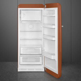 SMEG 50'S STYLE RETRO REFRIGERATOR R/HAND HINGE - RUST 270L