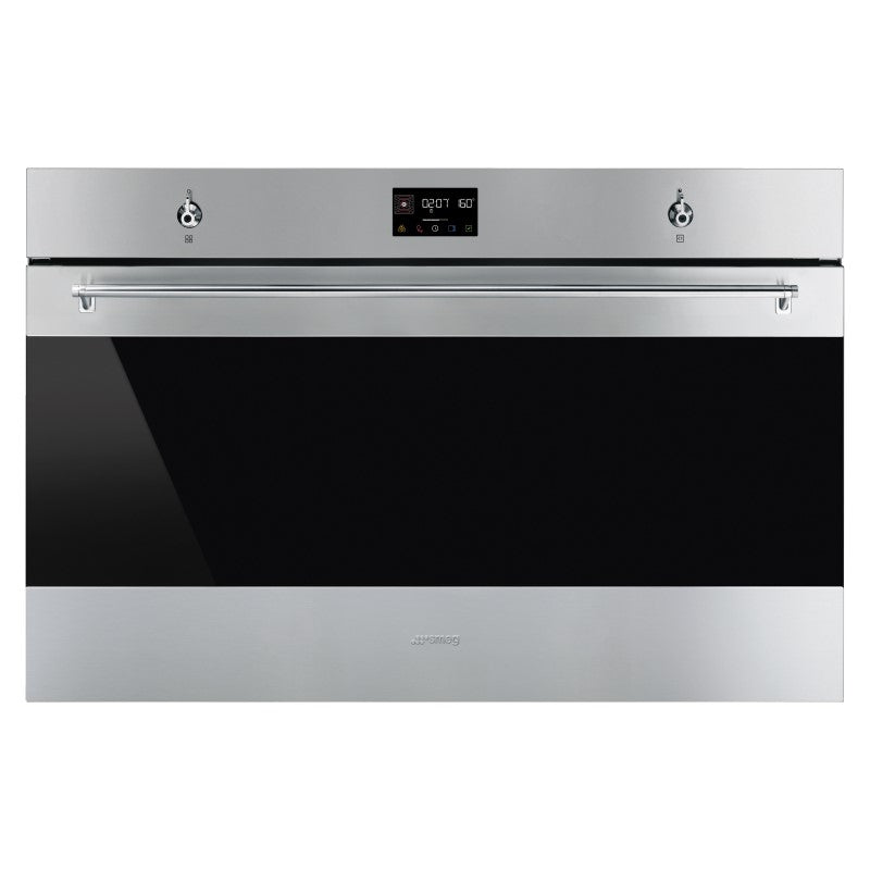 SMEG CLASSIC PYROLYTIC OVEN STAINLESS STEEL 90cm