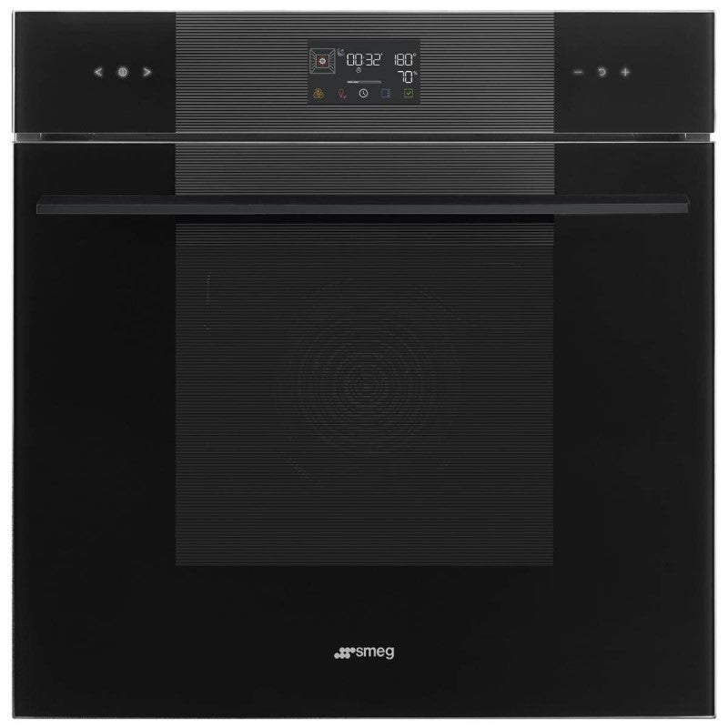 SMEG PYROLYTIC OVEN WITH CLOCK BLACK