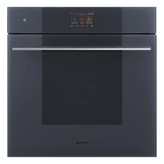 SMEG LINEA PYRO STEAM OVEN NEPTUNE GREY 60CM