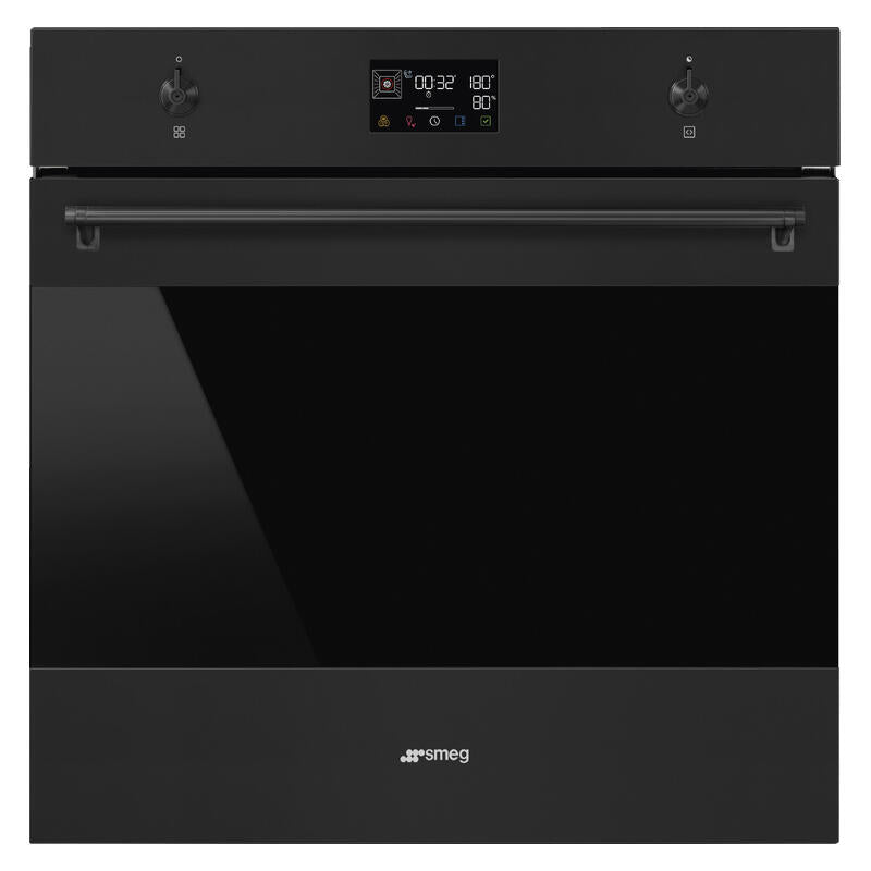 SMEG CLASSIC PYRO OVEN - EVOSCREEN - MATTE BLACK 60cm
