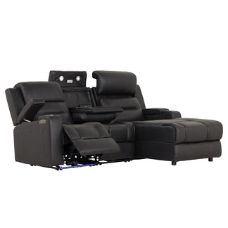 SPIELBERG SPIELBERG BLK - LEATHER - RHF ELECTRIC CHAISE