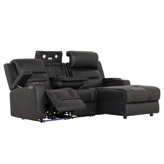 SPIELBERG SPIELBERG BLK - LEATHER - RHF ELECTRIC CHAISE
