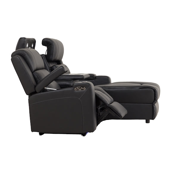 SPIELBERG SPIELBERG BLK - LEATHER - RHF ELECTRIC CHAISE