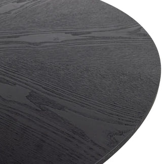 SPIN SPIN DINING TABLE - 1000 ROUND - BLACK