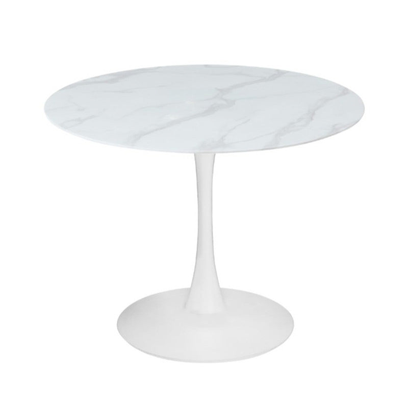 SPIN SPIN DINING TABLE - 900 ROUND - WHITE