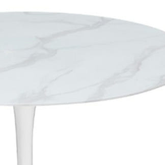 SPIN SPIN DINING TABLE - 900 ROUND - WHITE
