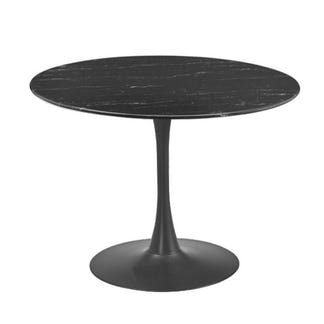 SPIN SPIN DINING TABLE - 900 ROUND - DARK GREY
