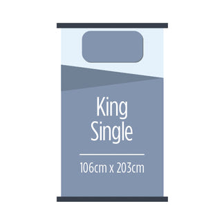 SLEEPMAKER MATTRESS MIRACOIL SPINAL PREMIUM COMFORT KING SINGLE MEDIUM KING SINGL