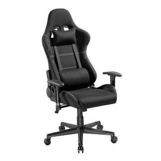 STEALTH STEALTH OFFICE GAMING CHAIR - BLACK FABRIC