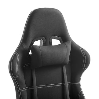 STEALTH STEALTH OFFICE GAMING CHAIR - BLACK FABRIC