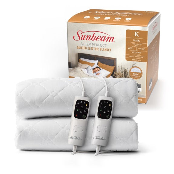 SUNBEAM SLEEP PERFECT QUILTED ANTI-BACTERIAL KING