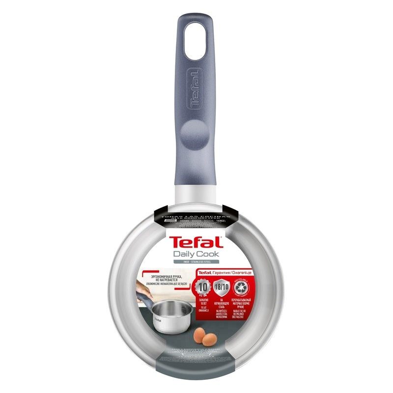 TEFAL DAILY COOK INDUCTION STAINLESS STEEL MILKPAN 12CM/0.6L