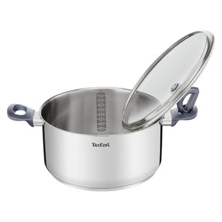 TEFAL DAILY COOK INDUCTION STAINLESS STEEL STEWPOT + LID 24CM/5L