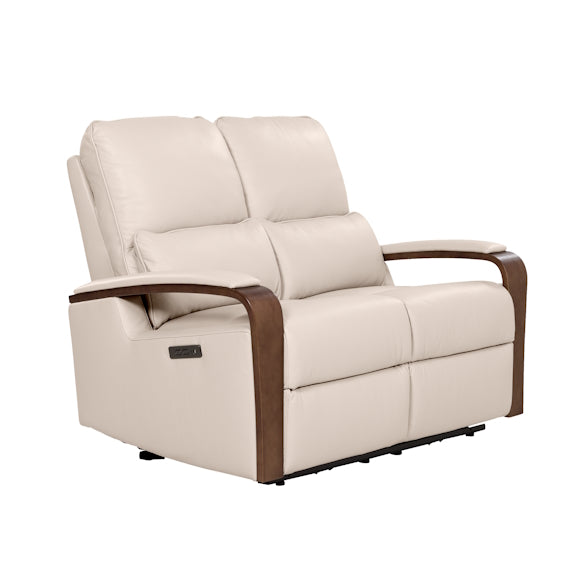 TREVISO TREVISO TAUPE - LEATHER - 2S ELECTRIC RECLINER