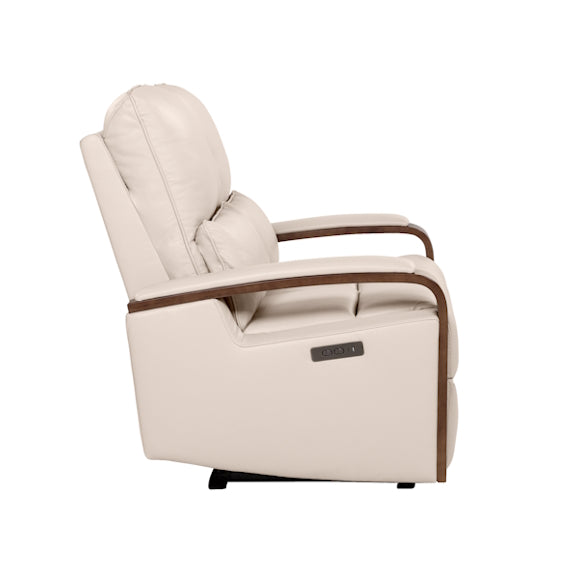 TREVISO TREVISO TAUPE - LEATHER - 2S ELECTRIC RECLINER