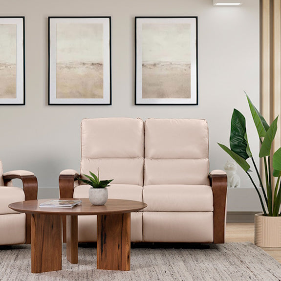 TREVISO TREVISO TAUPE - LEATHER - 2S ELECTRIC RECLINER